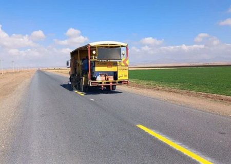 خط کشی ۵۰ کیلومتری محور‌های فراهان