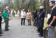 بازدید سرپرست اداره ورزش و جوانان شهرستان اراک و رییس هیات ورزش های بیماران خاص و پیوند اعضا استان مرکزی از زمین پتانک